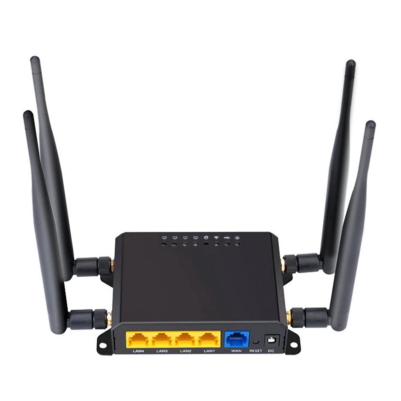 Wifi Router 4G 3G Modem 300Mbps Access Point Openwrt 12V GSM LTE USB Wan 4XLAN 4X Antenna With SIM Card Slot US Plug
Wifi Router 4G 3G Modem 300Mbps Access Point Openwrt 12V GSM LTE USB Wan 4XLAN 4X Antenna With SIM Card Slot US Plug