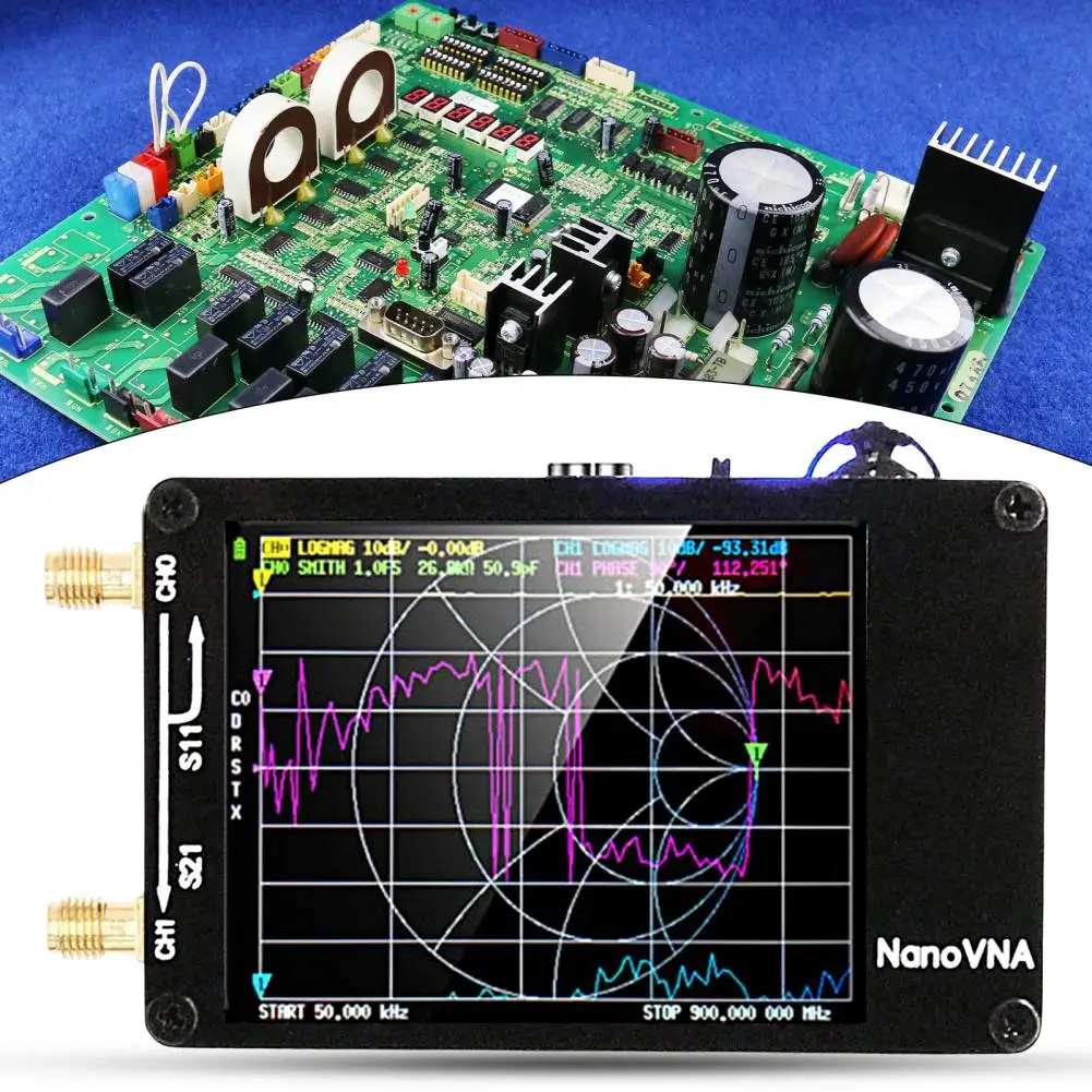 Instrument Equipment Testing with SD-Card Slot MF HF VHF UHF Network Antenna Spectrum Analyzer for Desktop
Instrument Equipment Testing with SD-Card Slot MF HF VHF UHF Network Antenna Spectrum Analyzer for Desktop