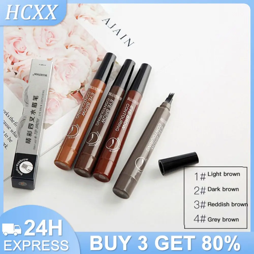 4 Fork Tip Liquid Eyebrow Pencil Waterproof Longlasting Pencil Fine Sketch Eyebrow Tattoo Color Pen Liquid Water Eyebrow Pen
4 Fork Tip Liquid Eyebrow Pencil Waterproof Longlasting Pencil Fine Sketch Eyebrow Tattoo Color Pen Liquid Water Eyebrow Pen