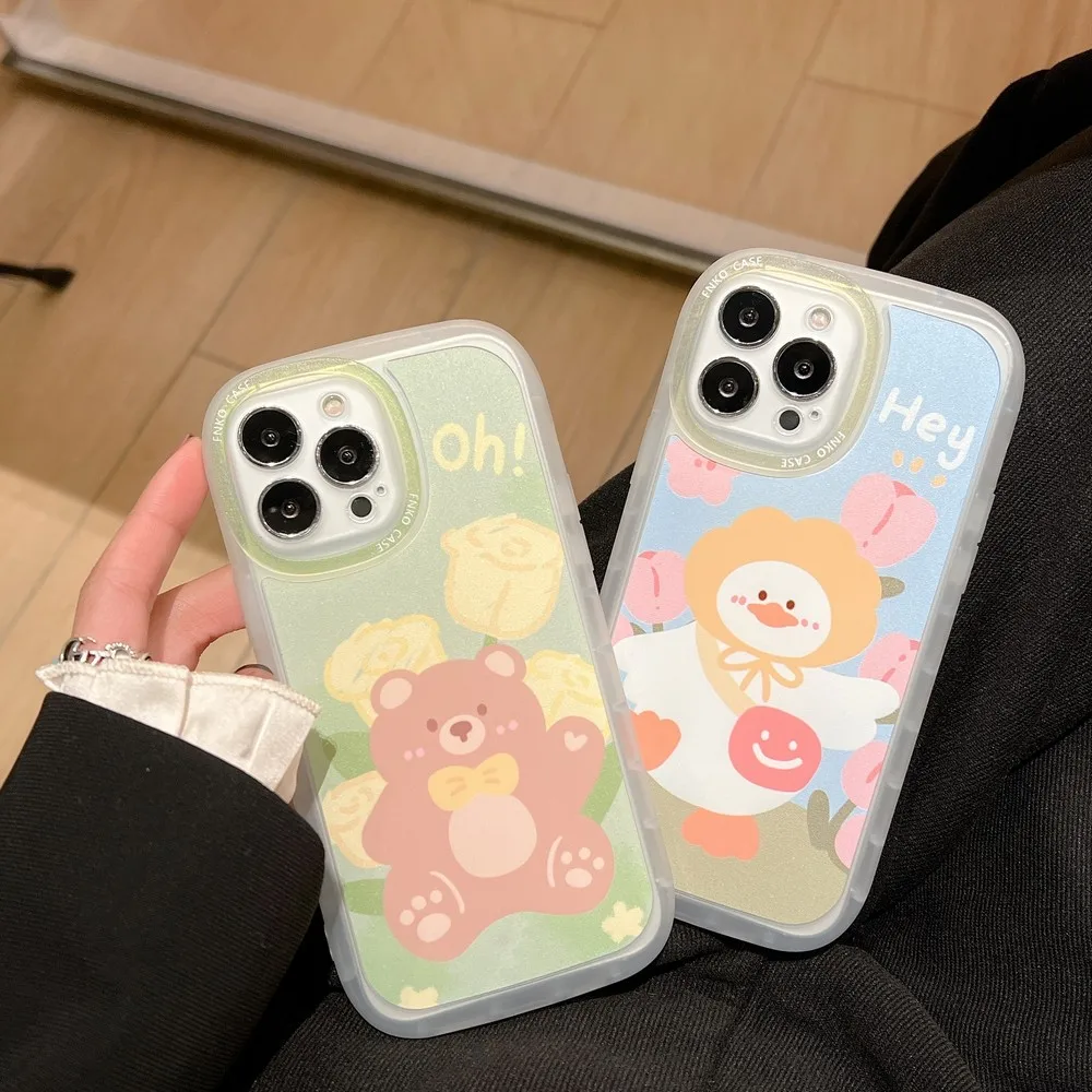 Cartoon Duck And Bear Case For iphone XS X XR XSMAX 13ProMax 13 12 12Pro 11 11ProMax 7 8 Plus Silicone Shockproof Shell Cover
Cartoon Duck And Bear Case For iphone XS X XR XSMAX 13ProMax 13 12 12Pro 11 11ProMax 7 8 Plus Silicone Shockproof Shell Cover