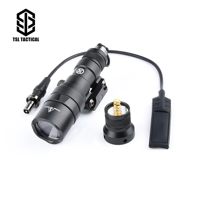 Tactical M300 M300C Surefir Scout Light Metal Flashlight Fit NATO 20mm Picatinny Rail M600 Airsoft Hunting Rifle Weapon Light
Tactical M300 M300C Surefir Scout Light Metal Flashlight Fit NATO 20mm Picatinny Rail M600 Airsoft Hunting Rifle Weapon Light