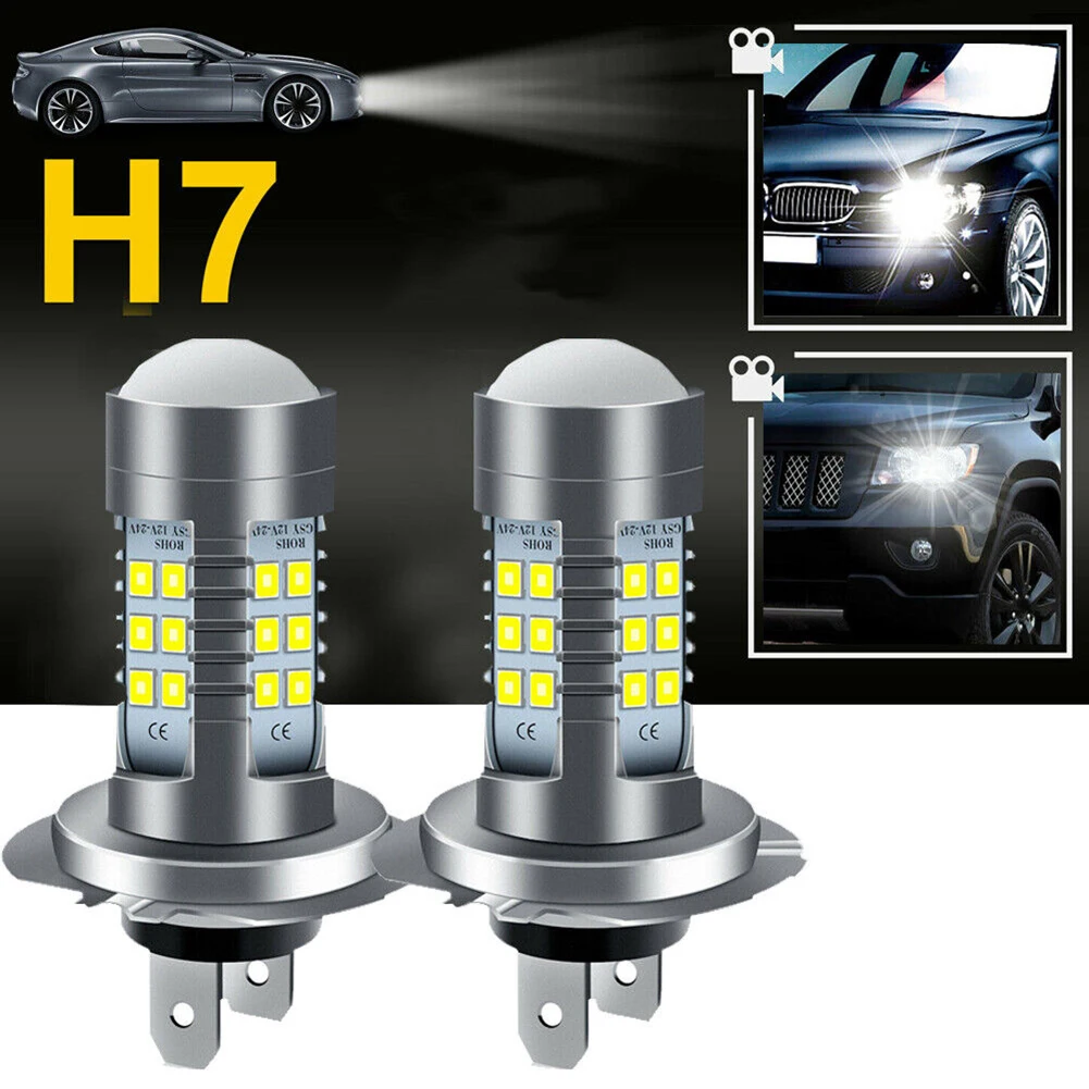 2pcs H7 LED Headlight Bulb Kit High/Low Beam Super Bright 6000K White Car Accessories Universal H7 Auto Lamps Headlights
2pcs H7 LED Headlight Bulb Kit High/Low Beam Super Bright 6000K White Car Accessories Universal H7 Auto Lamps Headlights