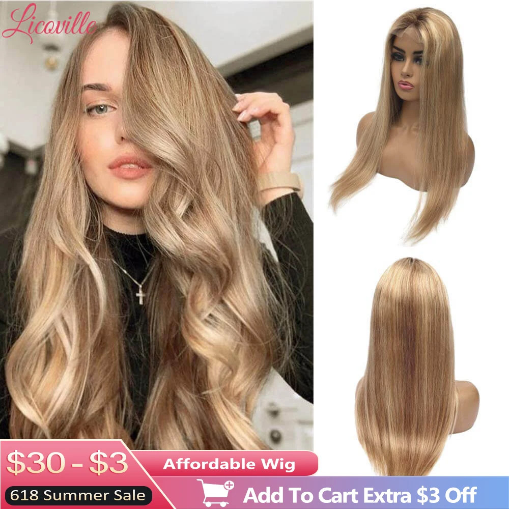 Ombre Brown to Blonde Wig Highlight Human Hair 13X4X1 T Part Lace Front Wigs for Black Women Straight Brazilian Hair Licoville
Ombre Brown to Blonde Wig Highlight Human Hair 13X4X1 T Part Lace Front Wigs for Black Women Straight Brazilian Hair Licoville