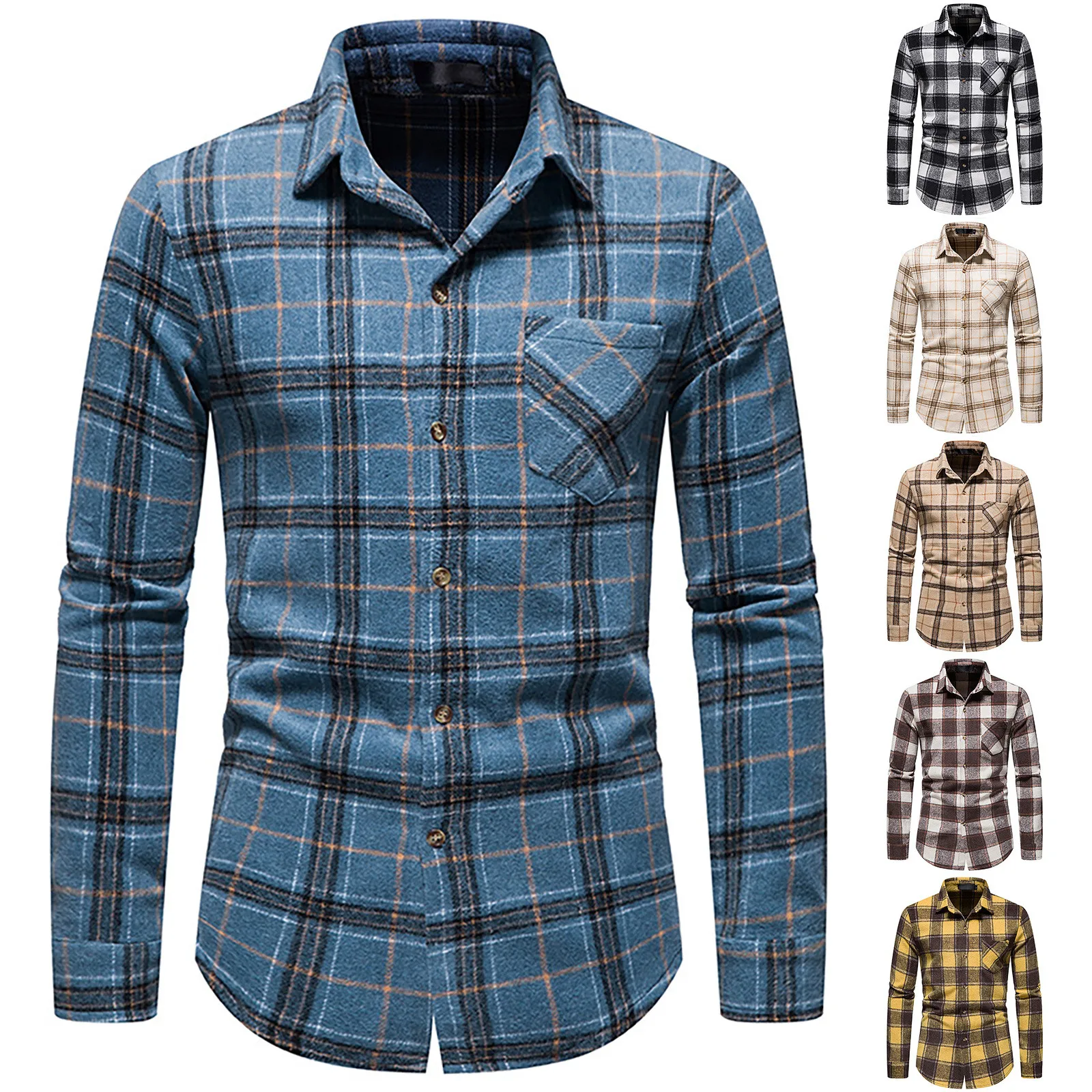 Fashion Men Harajuku Color Block Plaid Shirt 2022 Man Streetwear Fleece Shirts Long Sleeve Male Vintage Korean Fashions Clothes
Fashion Men Harajuku Color Block Plaid Shirt 2022 Man Streetwear Fleece Shirts Long Sleeve Male Vintage Korean Fashions Clothes