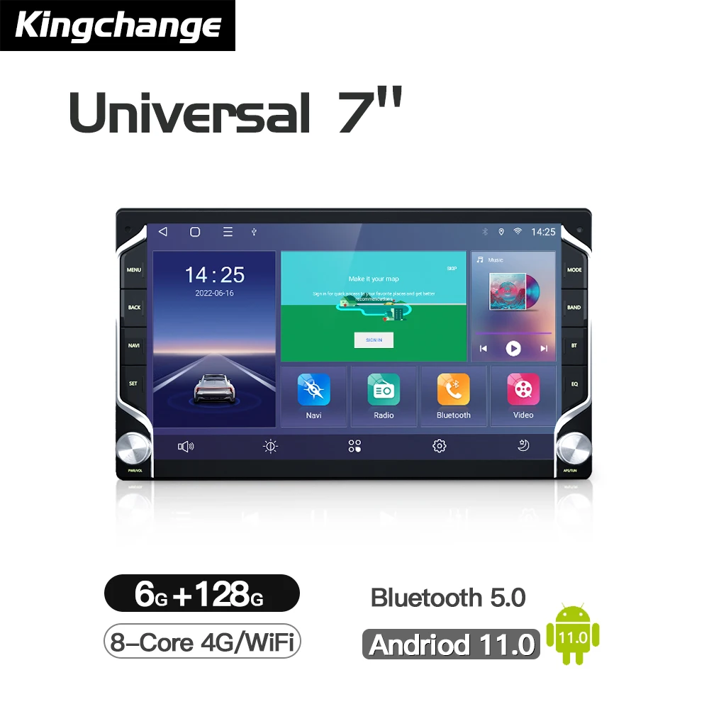 Автомагнитола Kingchange для Nissan, универсальный мультимедийный плеер 2DIN с GPS, 7 дюймов, 178 мм * 100 м, без DVD
Автомагнитола Kingchange для Nissan, универсальный мультимедийный плеер 2DIN с GPS, 7 дюймов, 178 мм * 100 м, без DVD
