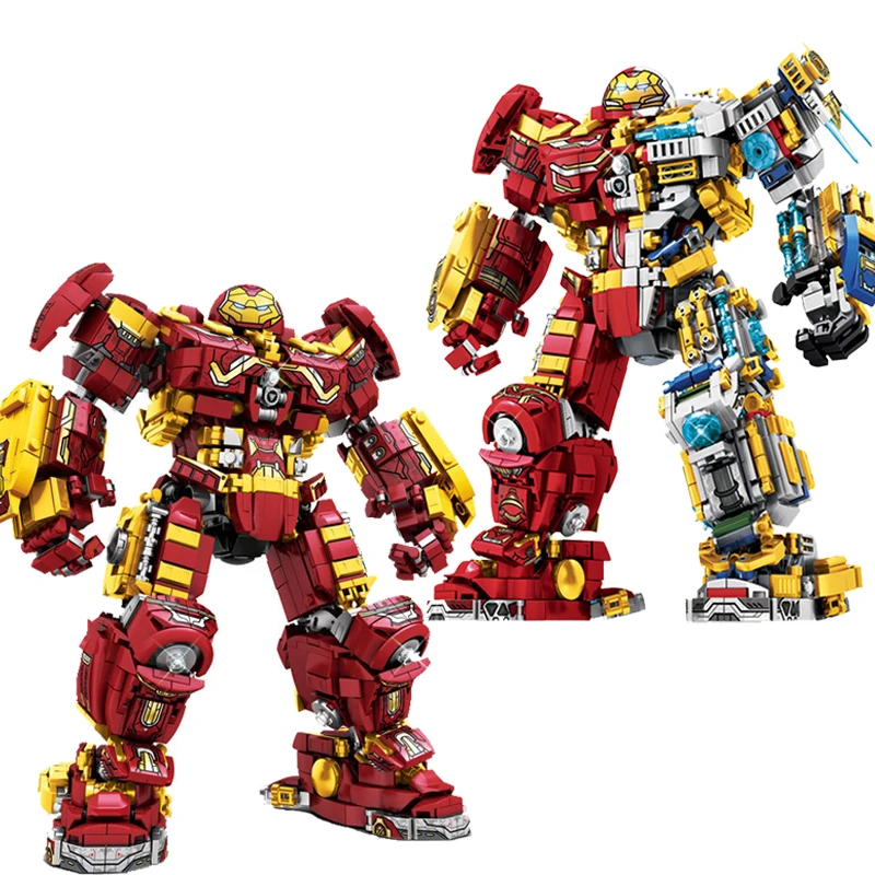 Superhero Iron Man Hulkbuster Armor Robot Building Blocks Marvel Avengers Mech Model Bricks Kids DIY Assembled Toys MOC Gifts
Superhero Iron Man Hulkbuster Armor Robot Building Blocks Marvel Avengers Mech Model Bricks Kids DIY Assembled Toys MOC Gifts
