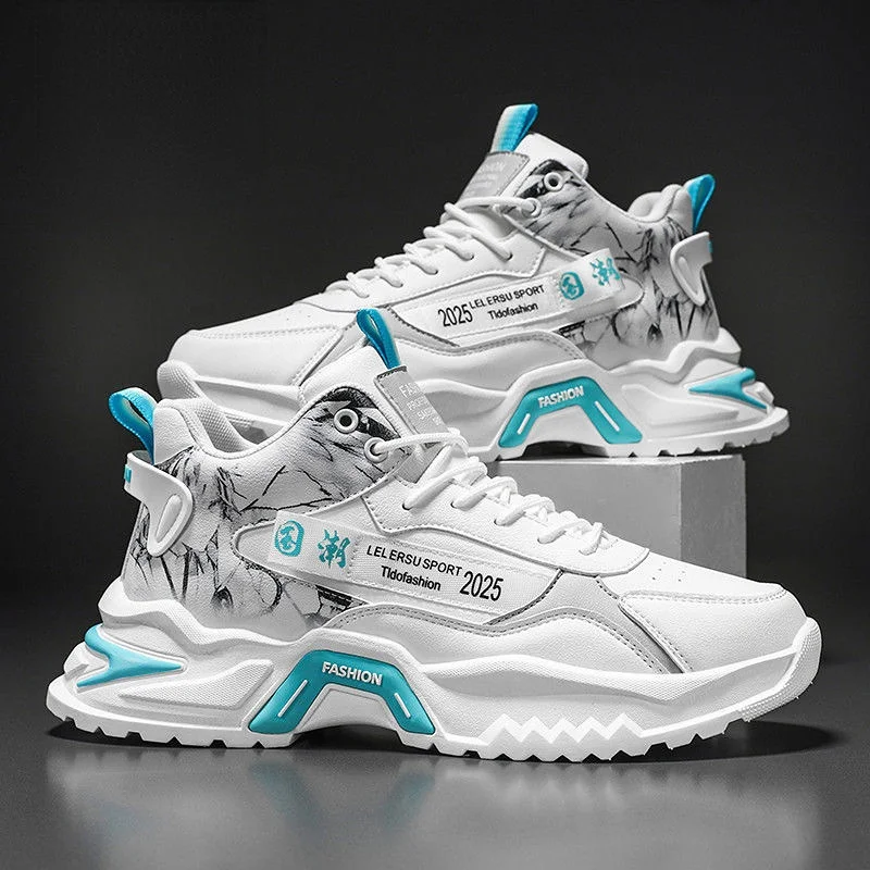 Winter Men's Shoes Velvet Padded All-Matching Trendy Platform Height Increasing Shoes Teenagers Student Sneakers Fashionable 
Winter Men's Shoes Velvet Padded All-Matching Trendy Platform Height Increasing Shoes Teenagers Student Sneakers Fashionable