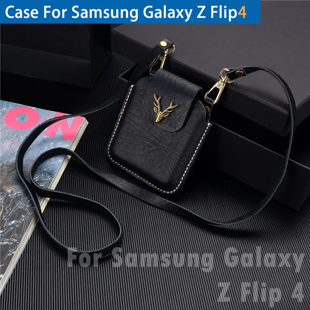 Чехол из натуральной кожи для Samsung Galaxy Z Flip 4, роскошный стильный чехол для телефона со шнурком
Чехол из натуральной кожи для Samsung Galaxy Z Flip 4, роскошный стильный чехол для телефона со шнурком