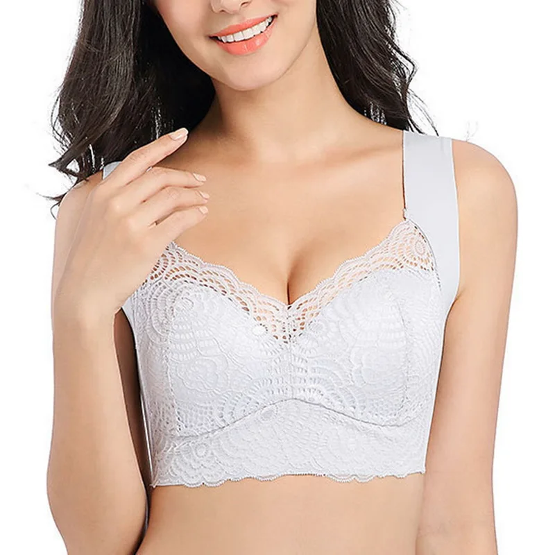 Stretch Full-Figure Seamless Lace Cut-Out Bra Sexy Lace Underwear Full Coverage Lace Plus Size Bra
Stretch Full-Figure Seamless Lace Cut-Out Bra Sexy Lace Underwear Full Coverage Lace Plus Size Bra