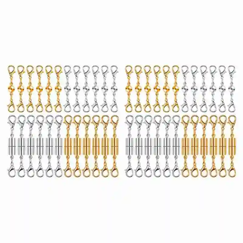 48Pcs Necklace Clasp Magnetic Jewelry Locking Clasps And Closures Bracelet Extender For Necklaces
48Pcs Necklace Clasp Magnetic Jewelry Locking Clasps And Closures Bracelet Extender For Necklaces