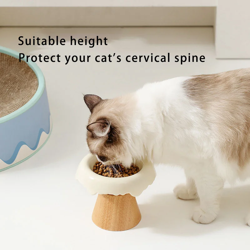 Cat Bowl Split Design High Bottom Neck Protector Ceramics Dog Bowl Puppy Feeder Bowl Easy Cleaning Pet Supplies Feeding CW28
Cat Bowl Split Design High Bottom Neck Protector Ceramics Dog Bowl Puppy Feeder Bowl Easy Cleaning Pet Supplies Feeding CW28