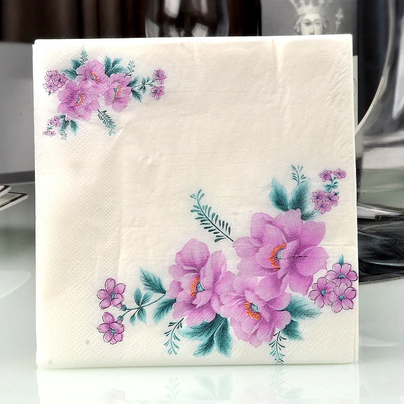 20 Pcs Color Printing Flower Paper Napkins Wedding Party Table Decoration Disposable Tableware
20 Pcs Color Printing Flower Paper Napkins Wedding Party Table Decoration Disposable Tableware