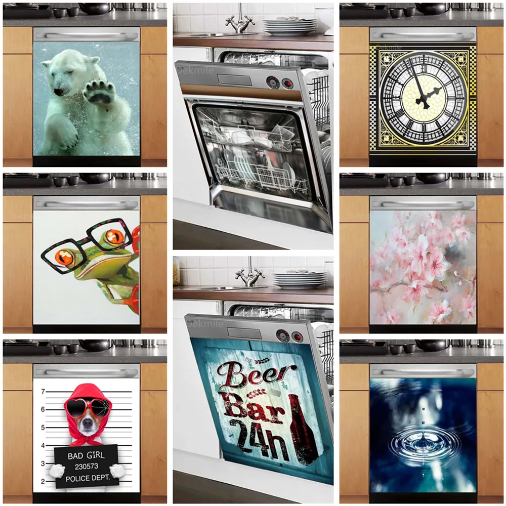 3D Retro Beer Dishwasher Refrigerator Internal Pattern Freeze Sticker Art Fridge Full Door Cover Wallpaper Kitchen Wall Stickers
3D Retro Beer Dishwasher Refrigerator Internal Pattern Freeze Sticker Art Fridge Full Door Cover Wallpaper Kitchen Wall Stickers
