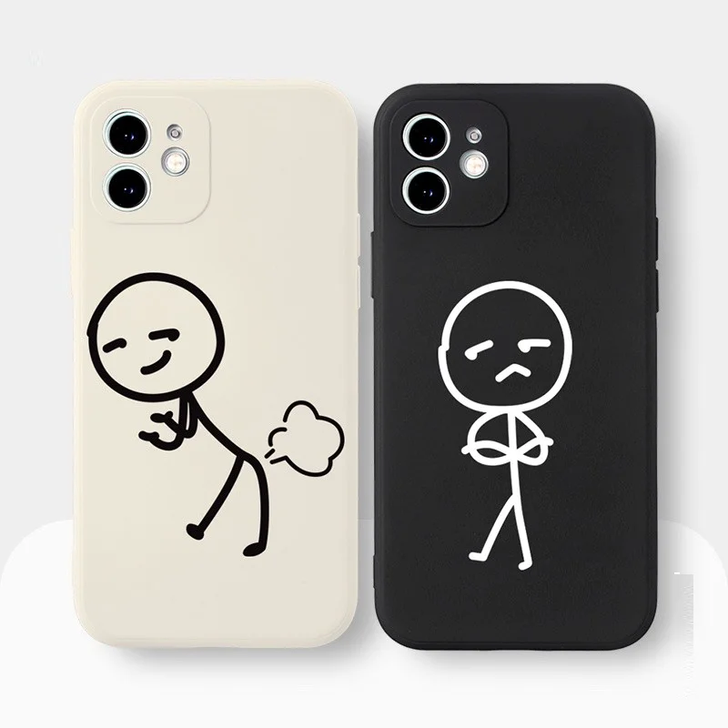 Original Soft Silicone cute funny Couple Shockproof Phone Case for Apple iPhone 13 12 11 14 Pro Max X XR XS Max 8 7 14Plus cover
Original Soft Silicone cute funny Couple Shockproof Phone Case for Apple iPhone 13 12 11 14 Pro Max X XR XS Max 8 7 14Plus cover