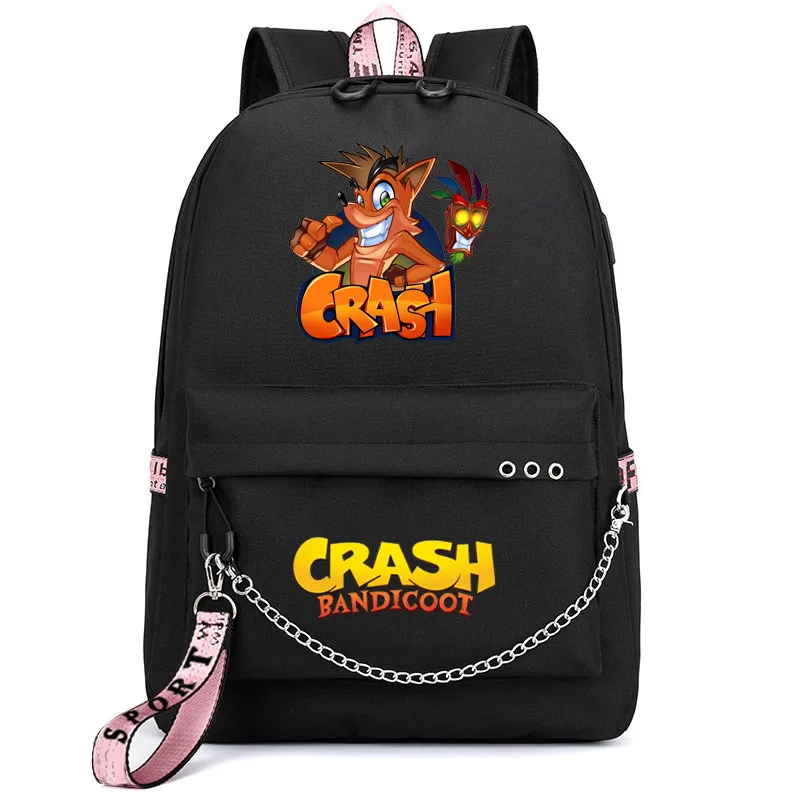 Game Crash Bandicoot Backpack for School Girls Teenager Student Rucksack Usb Charging Women Camping Bags Travel Laptop Backpack
Game Crash Bandicoot Backpack for School Girls Teenager Student Rucksack Usb Charging Women Camping Bags Travel Laptop Backpack