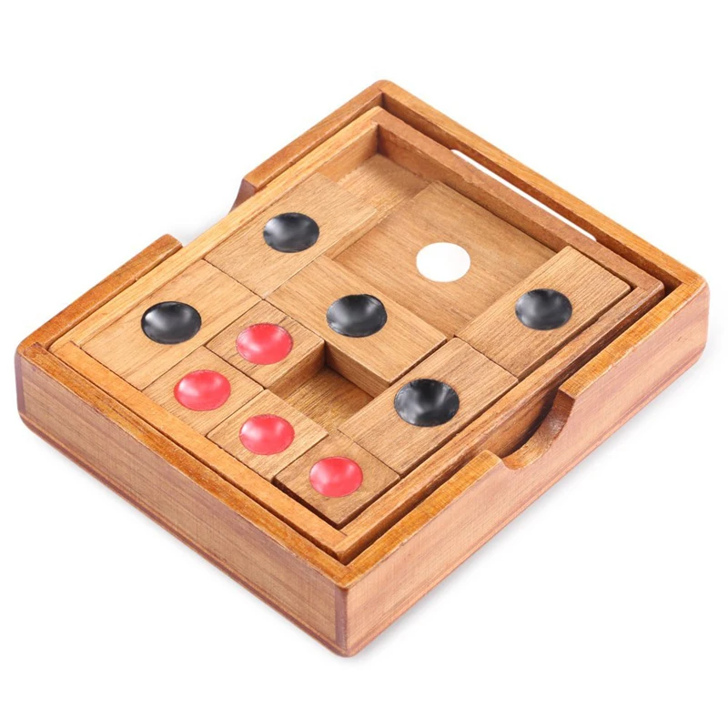 New Brain Teaser Educational Toys Chinese Sliding-Puzzle Kids Classical Wooden Slide Escape Puzzle Intelligence Development Toy
New Brain Teaser Educational Toys Chinese Sliding-Puzzle Kids Classical Wooden Slide Escape Puzzle Intelligence Development Toy