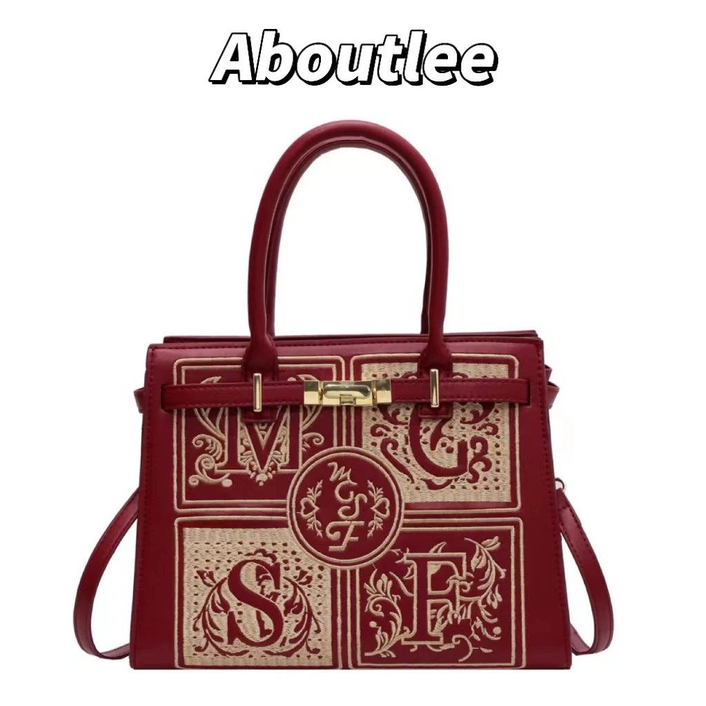Aboutlee Large Capacity Fashion Brand Handbag Vintage Floral Pattern Luxury Ladies Shoulder Bags Trendy Designer Tote Bag Wallet
Aboutlee Large Capacity Fashion Brand Handbag Vintage Floral Pattern Luxury Ladies Shoulder Bags Trendy Designer Tote Bag Wallet