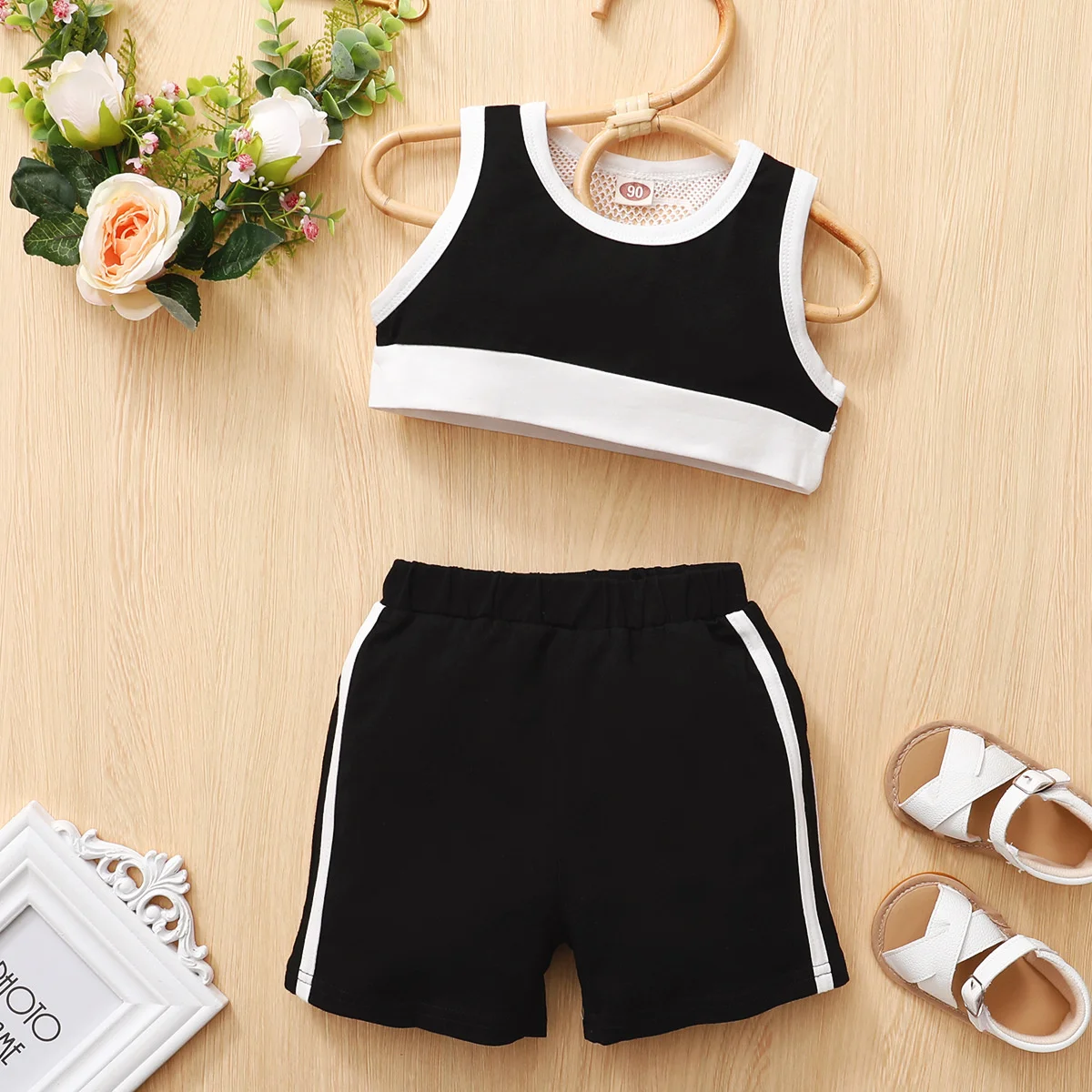 kids cheap costumeGirls' spring autumn new children's sleeveless Strapless + shorts
kids cheap costumeGirls' spring autumn new children's sleeveless Strapless + shorts