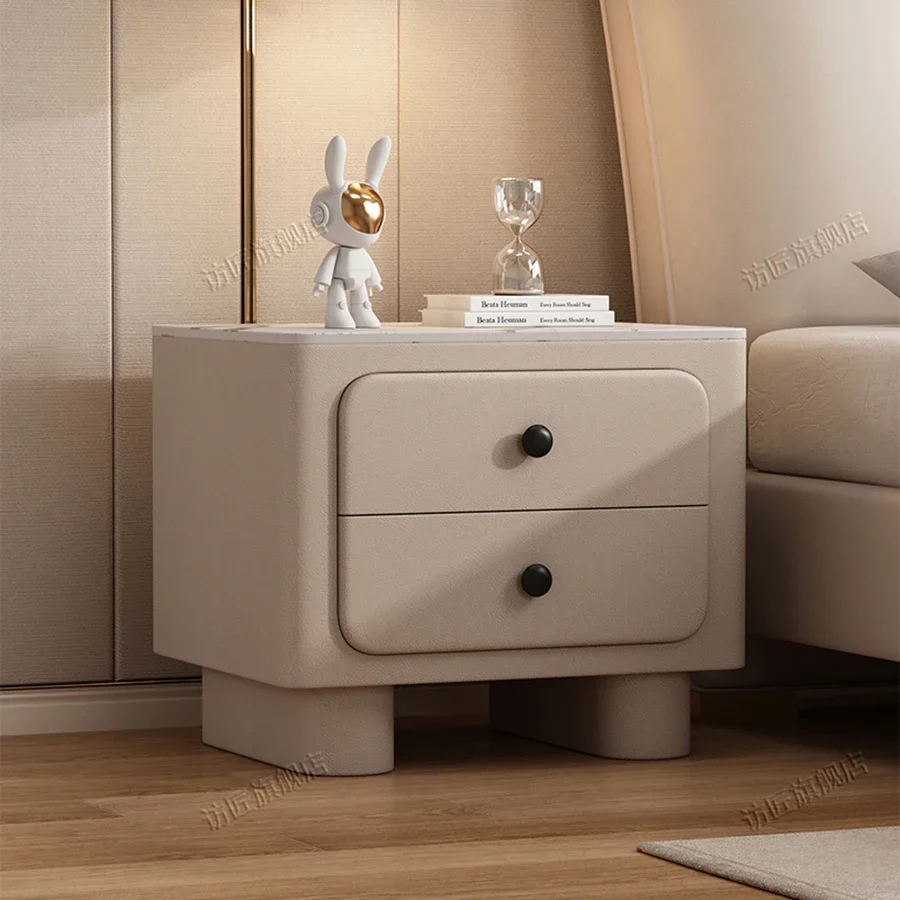 

Итальянские современные ночные столики дизайн эстетический минималистичный пространство для хранения прикроватный столик ящики спальня nachtяпонский домашняя мебель