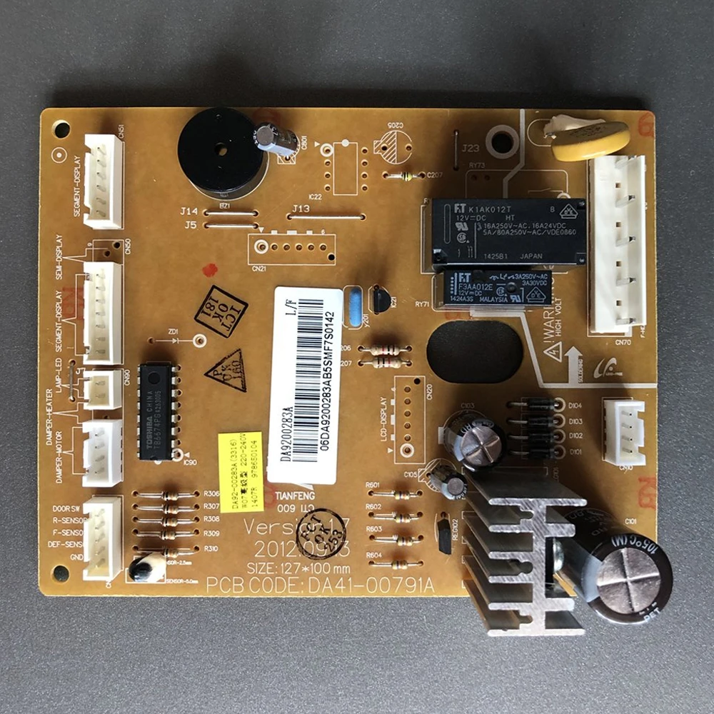 Used Original Motherboard Computer Board DA41-00791A DA92-00283A For Samsung Refrigerator Parts
Used Original Motherboard Computer Board DA41-00791A DA92-00283A For Samsung Refrigerator Parts