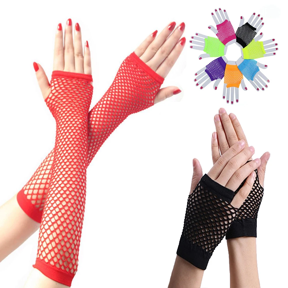 Women Girls Mesh Gloves Fingerless Long/Short Wrist Lace Gothic Punk Rock Summer Sun Protection Lady Sexy Beautiful Arm Sleeve
Women Girls Mesh Gloves Fingerless Long/Short Wrist Lace Gothic Punk Rock Summer Sun Protection Lady Sexy Beautiful Arm Sleeve
