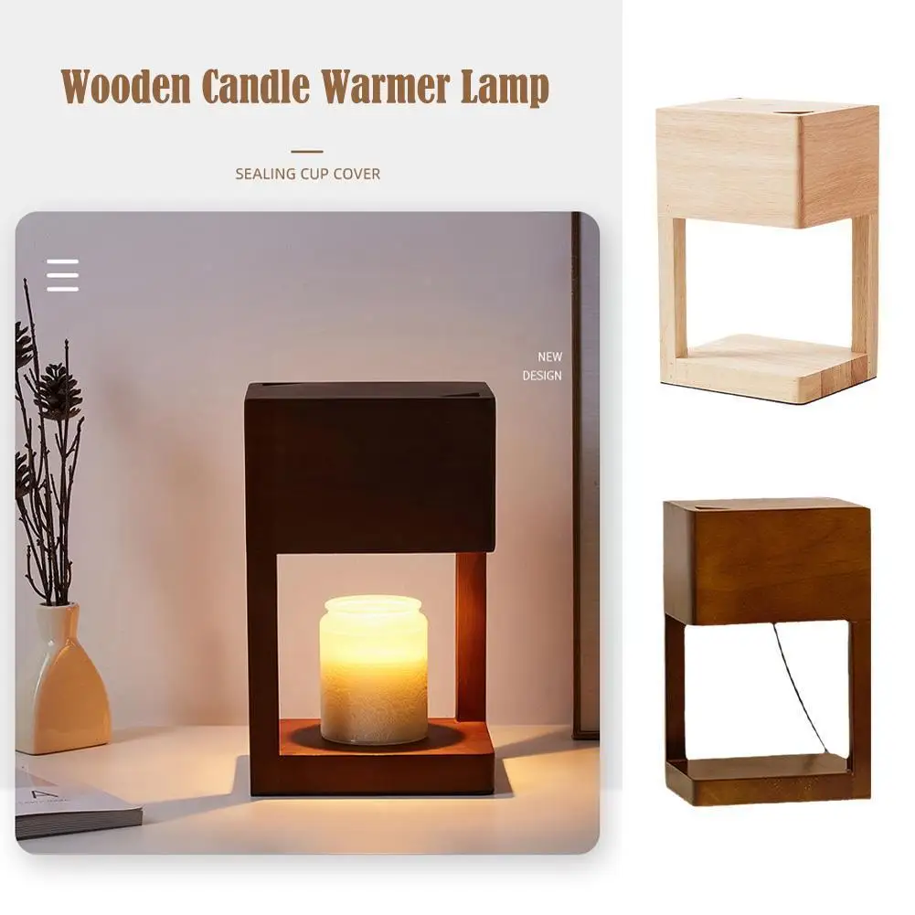 Semi-open Design Wood Candle Warmer Aroma Burner Fragrance Lamp Scented Warmer Candle Melter Dimmable Table Lamps for Spa H V1L4
Semi-open Design Wood Candle Warmer Aroma Burner Fragrance Lamp Scented Warmer Candle Melter Dimmable Table Lamps for Spa H V1L4