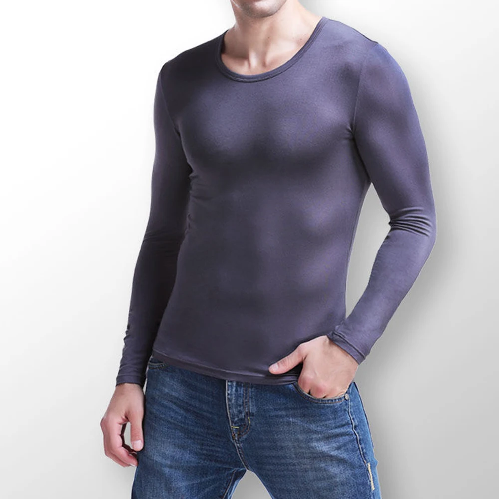 Pillovers Men Thermal Underwear Long Sleeve Tops Autumn Warm Undershirt Bottoming Shirts Male Basic Blouse Solid T-shirts
Pillovers Men Thermal Underwear Long Sleeve Tops Autumn Warm Undershirt Bottoming Shirts Male Basic Blouse Solid T-shirts