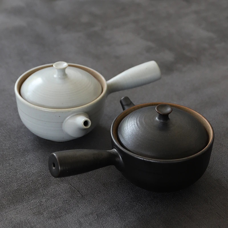 

Керамические чайники kyusu ручной работы, китайский чайник 180 мл