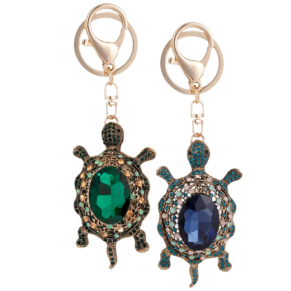 2 Pcs Rhinestone Decor Turtle Key Keychain Alloy Pendant Animal 13.5x7.7x4.5cm Design Sparkling
2 Pcs Rhinestone Decor Turtle Key Keychain Alloy Pendant Animal 13.5x7.7x4.5cm Design Sparkling
