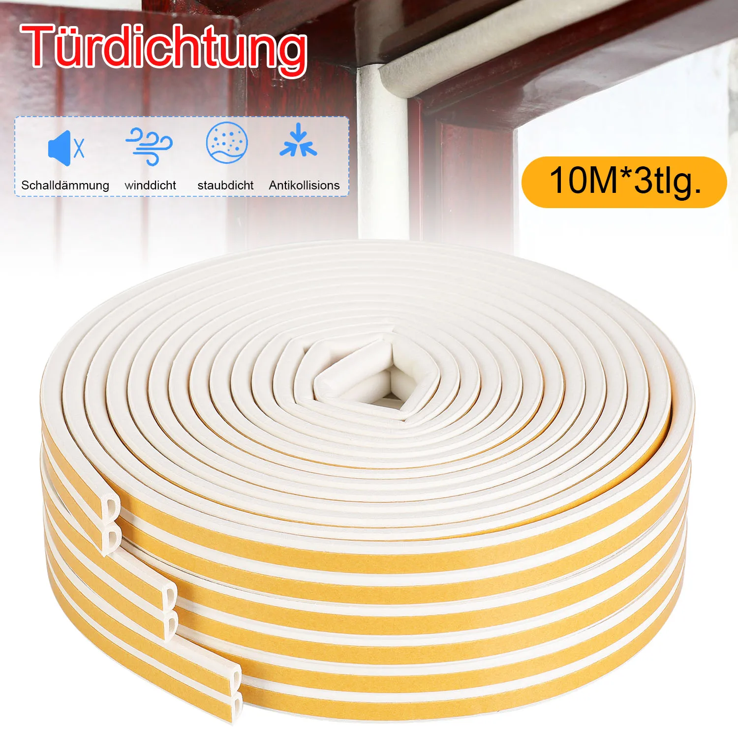 30m EPDM Foaming Sealing Strip Type D Door Window Sealing Strip Glass Anti-collision Rubber Strip Foam Sound Insulation Strip
30m EPDM Foaming Sealing Strip Type D Door Window Sealing Strip Glass Anti-collision Rubber Strip Foam Sound Insulation Strip
