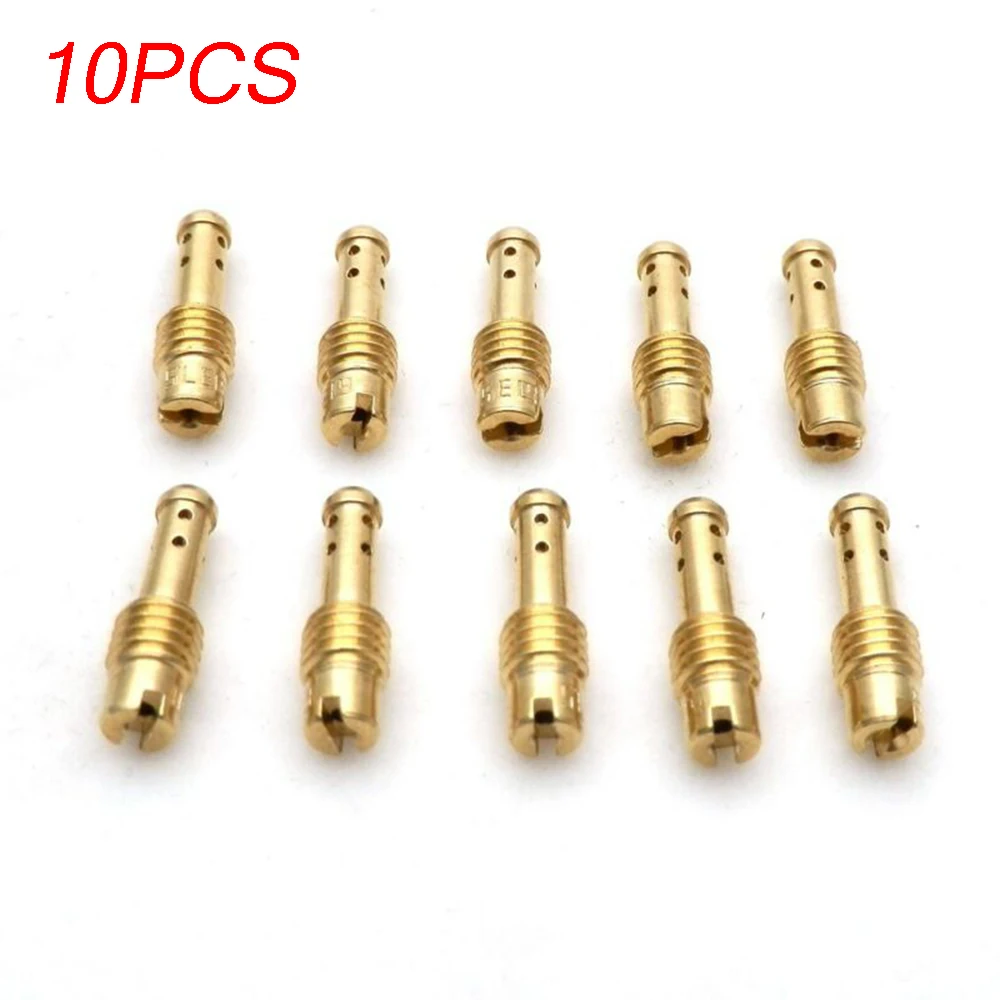 10pcs Motorcycle Pilot Jet 8 Bleed Holes Kit Replacement For MIKUNI VM/TM/TMX Carburetor 10 ,12.5 ,15 ,17.5, 20, 22.5, 25 ,27.5
10pcs Motorcycle Pilot Jet 8 Bleed Holes Kit Replacement For MIKUNI VM/TM/TMX Carburetor 10 ,12.5 ,15 ,17.5, 20, 22.5, 25 ,27.5