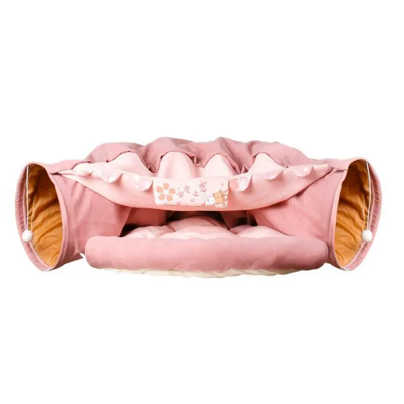 Pet Products Collapsible Cat Tunnels Four Seasons Rolling Ground Toy Cat Bed folding shell Nest
Pet Products Collapsible Cat Tunnels Four Seasons Rolling Ground Toy Cat Bed folding shell Nest