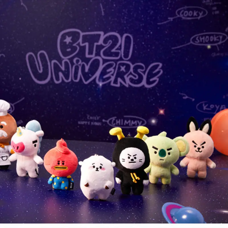BT21 Plush Toy Kawaii Tata Chimmy Rj Cartoon Cute Keychain Charm Pendant Standing Doll Car Key Wallet Charm Cartoon Plush Doll
BT21 Plush Toy Kawaii Tata Chimmy Rj Cartoon Cute Keychain Charm Pendant Standing Doll Car Key Wallet Charm Cartoon Plush Doll