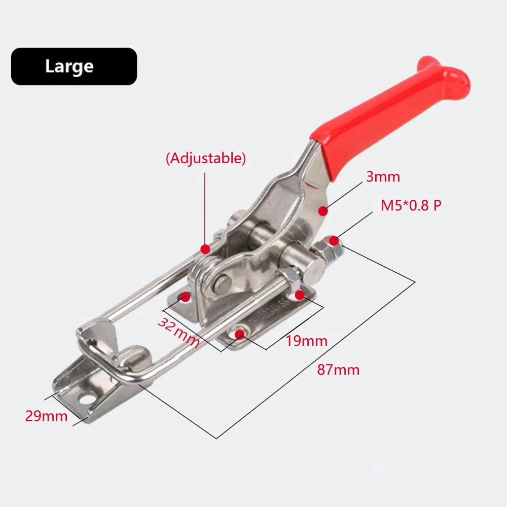 Adjustable Toggle Clamp Durable Easy To Install GH-40323 GH-431 Good Carrying Toggle Clamp
Adjustable Toggle Clamp Durable Easy To Install GH-40323 GH-431 Good Carrying Toggle Clamp