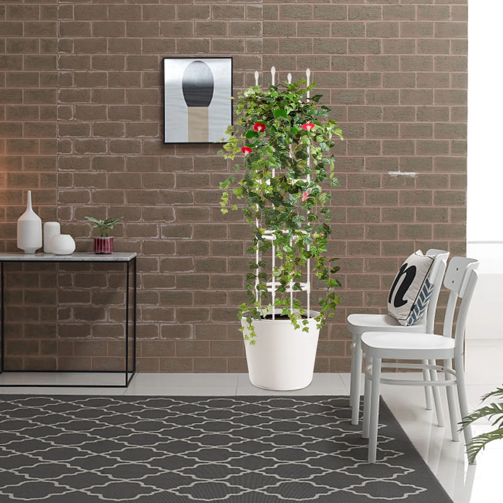 Garden Obelisk Trellis For Climbing Plants 1.7M Plant Cage And Support For Vines Roses Rustproof PE PP Coating Steel Frame For
Garden Obelisk Trellis For Climbing Plants 1.7M Plant Cage And Support For Vines Roses Rustproof PE PP Coating Steel Frame For