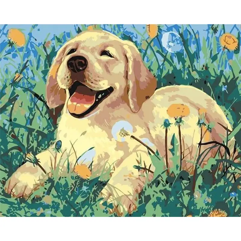 RUOPOTY Oil Painting by numbers DIY Paintings On Number Dog Number paiting Home decoration PAINTING DECOR
RUOPOTY Oil Painting by numbers DIY Paintings On Number Dog Number paiting Home decoration PAINTING DECOR
