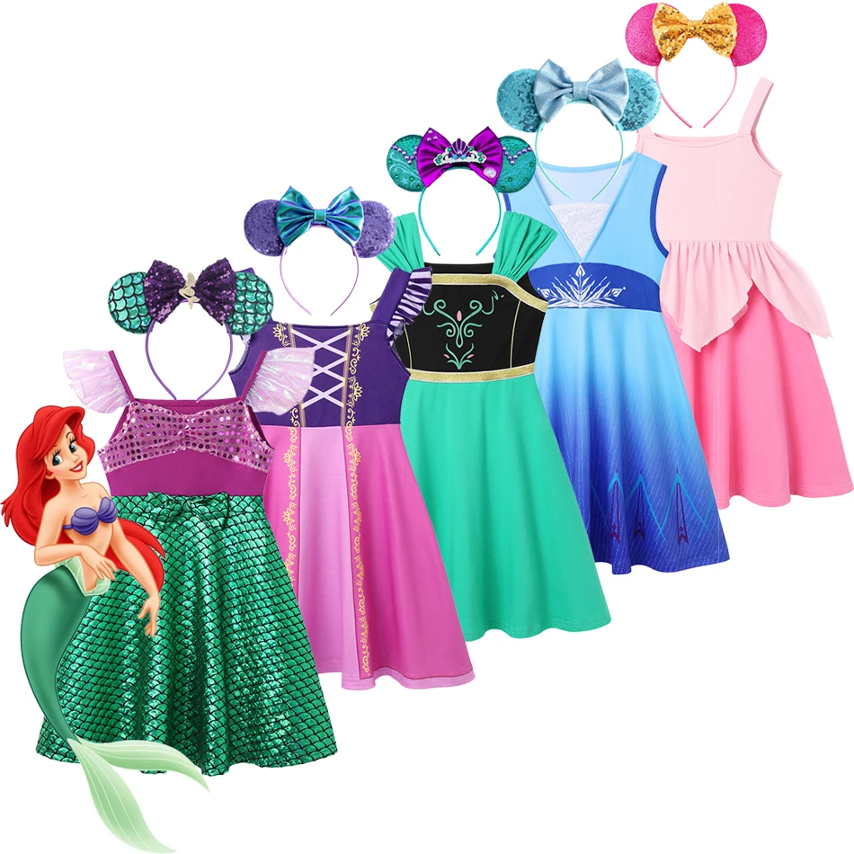 Frozen Elsa Anna Ariel Baby Girls Casual Princess Dresses Aurora Rapunzel Children Fancy Clothes Isabela Costumes Kids Vestidos
Frozen Elsa Anna Ariel Baby Girls Casual Princess Dresses Aurora Rapunzel Children Fancy Clothes Isabela Costumes Kids Vestidos