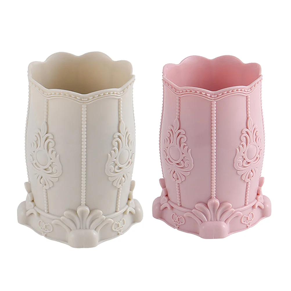 2pcs Makeup Brushes Boxes Cosmetic Brush Holder Desktop Sundries Organizer for Home Office Dorm
2pcs Makeup Brushes Boxes Cosmetic Brush Holder Desktop Sundries Organizer for Home Office Dorm