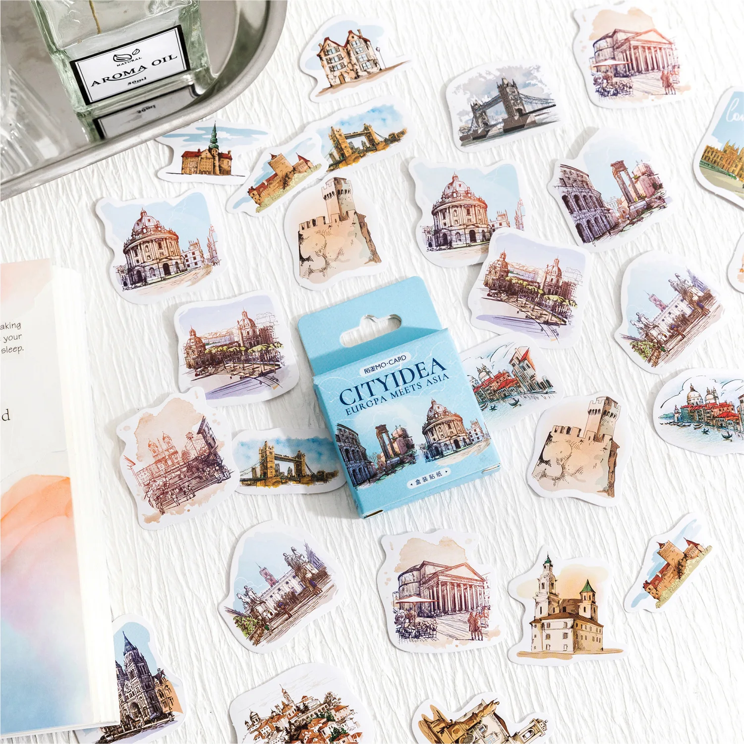 46Pcs City Impressions Boxed Stickers Decorative Scrapbooking Retro Building Label Diary Stationery Album Phone Journal Planner
46Pcs City Impressions Boxed Stickers Decorative Scrapbooking Retro Building Label Diary Stationery Album Phone Journal Planner