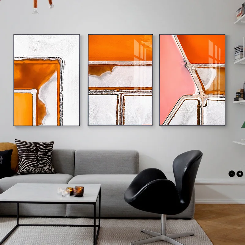 Frameless Abstract Geometric Porch Mural Triptych Nordic Living Room Sofa Decoration Paintings Modern Minimalist Corridor Art
Frameless Abstract Geometric Porch Mural Triptych Nordic Living Room Sofa Decoration Paintings Modern Minimalist Corridor Art