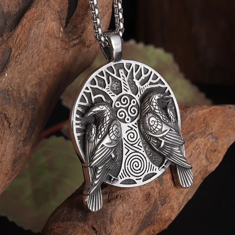 Exquisite Vintage Crow Tree of Life Necklace Mythical Amulet Jewelry Accessories Gifts for Men and Women
Exquisite Vintage Crow Tree of Life Necklace Mythical Amulet Jewelry Accessories Gifts for Men and Women