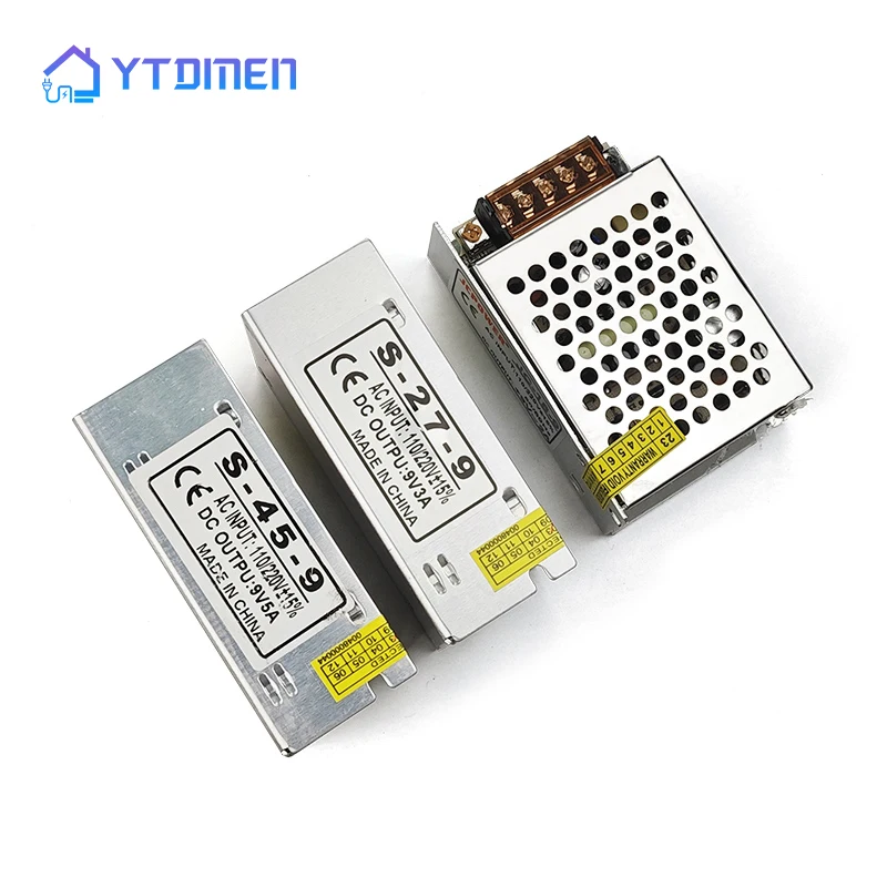 9V 2A 3A 5A Switching Power Supply Ac Dc 9v Transformer 220v To 110v Source Adapter 18w 27w 45w SMPS Pc Power Supply Led Driver
9V 2A 3A 5A Switching Power Supply Ac Dc 9v Transformer 220v To 110v Source Adapter 18w 27w 45w SMPS Pc Power Supply Led Driver