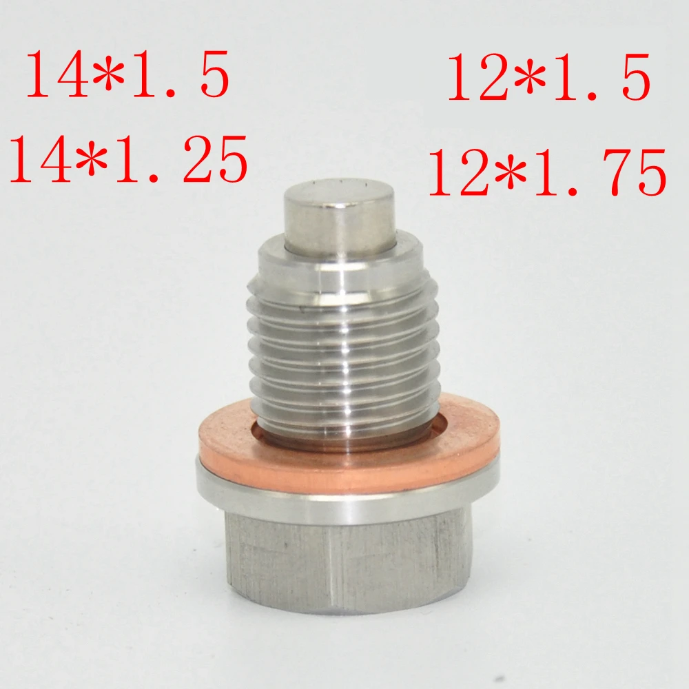 Магнитная пробка для слива масла двигателя из нержавеющей стали, гайка, болт, гайка поддона для слива масла M12/14/16/18/20/24 1,5 1,25 1,75
Магнитная пробка для слива масла двигателя из нержавеющей стали, гайка, болт, гайка поддона для слива масла M12/14/16/18/20/24 1,5 1,25 1,75
