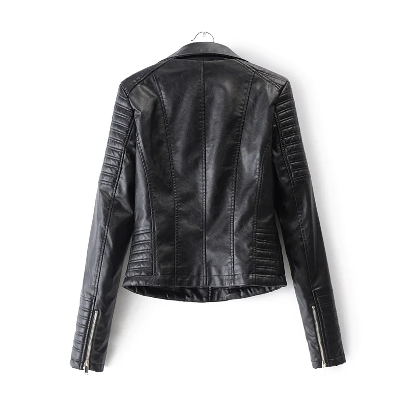 Motorcycle Faux Leather 2022 New Fashion Women Autumn WinterJackets Ladies Long Sleeve Biker PU Punk Streetwear Black Coats
Motorcycle Faux Leather 2022 New Fashion Women Autumn WinterJackets Ladies Long Sleeve Biker PU Punk Streetwear Black Coats