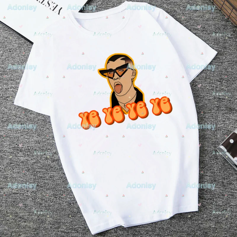 Стильная летняя повседневная футболка унисекс Bad Bunny в стиле Харадзюку с коротким рукавом, топы, футболка, одежда, винтажные женские футболк...
Стильная летняя повседневная футболка унисекс Bad Bunny в стиле Харадзюку с коротким рукавом, топы, футболка, одежда, винтажные женские футболк...