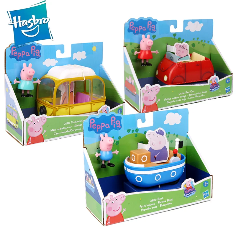 HASBRO Peppa Pig Vehicle Series Peppa's Red Car Mummy Pig's Yellow Car Grandpa Pig's Blue Ship Action Figures Toy for Chlid
HASBRO Peppa Pig Vehicle Series Peppa's Red Car Mummy Pig's Yellow Car Grandpa Pig's Blue Ship Action Figures Toy for Chlid