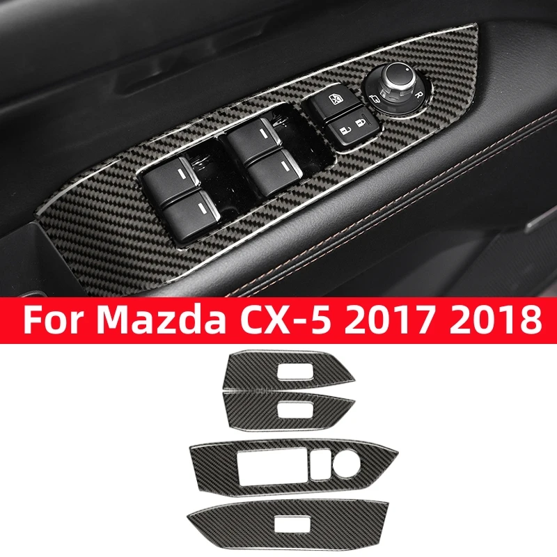 For Mazda CX-5 CX5 2017 2018 Windows Control Lift Switch Button Panel Decoration Cover Stickers Car Accessories Carbon Fiber
For Mazda CX-5 CX5 2017 2018 Windows Control Lift Switch Button Panel Decoration Cover Stickers Car Accessories Carbon Fiber