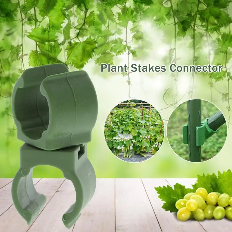 6PCS Plant Stakes Connectors Adjustable Durable Plastic Greenhouse Bracket Fixed Clamp Gardening Pillar Support Accessories 
6PCS Plant Stakes Connectors Adjustable Durable Plastic Greenhouse Bracket Fixed Clamp Gardening Pillar Support Accessories