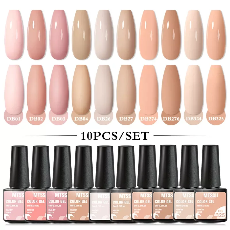10PCS/Set Gel Nail Polish Set 125 Colors Glitter Semi Permanent Hybrid Gel Varnishes Base Top Coat Soak Off UV LED Nail Art Gel
10PCS/Set Gel Nail Polish Set 125 Colors Glitter Semi Permanent Hybrid Gel Varnishes Base Top Coat Soak Off UV LED Nail Art Gel