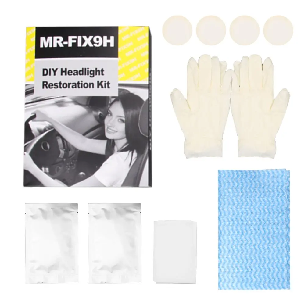 Professional DIY Car Headlights Restoration Kit Anti-Scratch Polishing Liquid Coat Auto Glass Kit Car Repair Tools
Professional DIY Car Headlights Restoration Kit Anti-Scratch Polishing Liquid Coat Auto Glass Kit Car Repair Tools